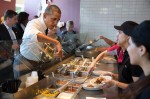 Pres Obama was accused of over reaching the sneezze guard at Chipotle and was criticized for it. www.blacklikemoi.com
